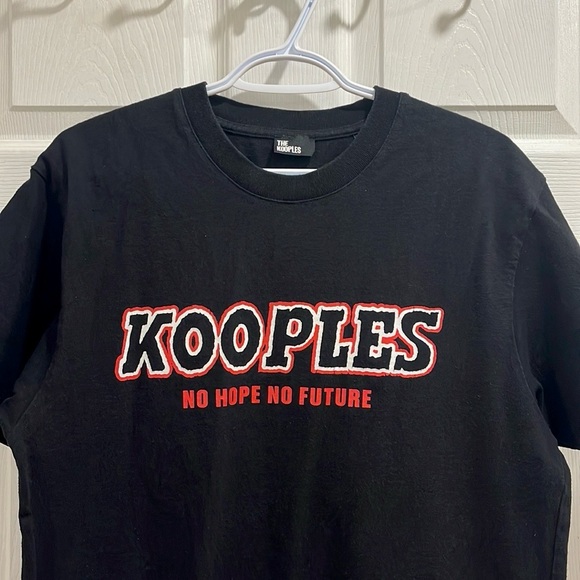 The Kooples Logo No Hope No Future Graphic Cotton Tee Shirt - Picture 6 of 13